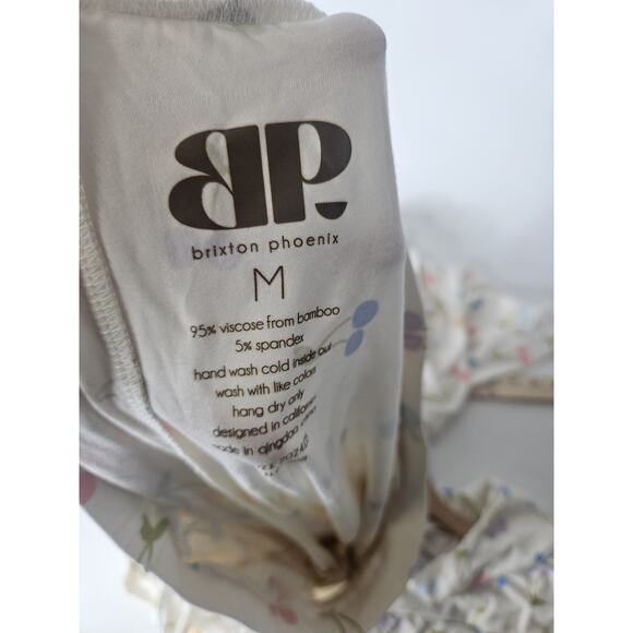 brixton phoenix Womens Cherry Pijama Set Viscose Bamboo Size M - Picture 9 of 11